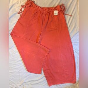 Free People Coral Wide Leg Pants